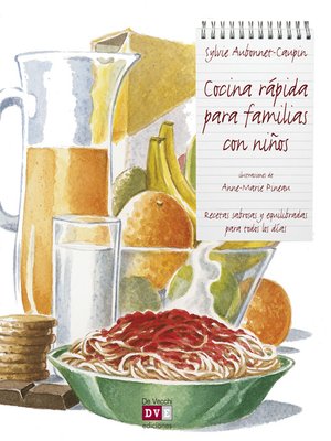 cover image of Cocina rápida para familias con niños